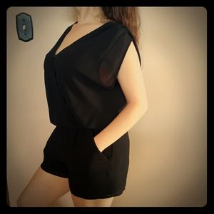 Romper with pockets
